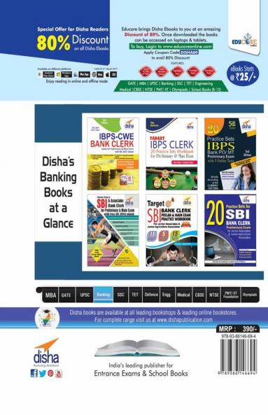 SBI & IBPS Bank Clerk Solved Papers - 26 papers