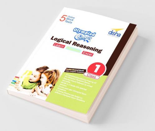 Olympiad Champs Logical Reasoning Workbook Class 1 with 5 Mock Online Olympiad Tests
