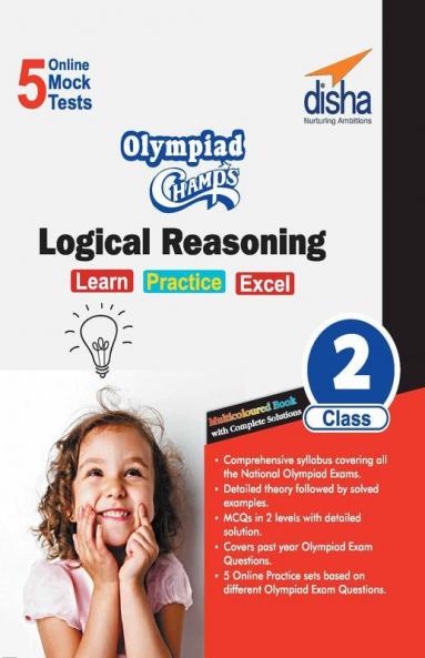 Olympiad Champs Logical Reasoning Workbook Class 2 with 5 Mock Online Olympiad Tests
