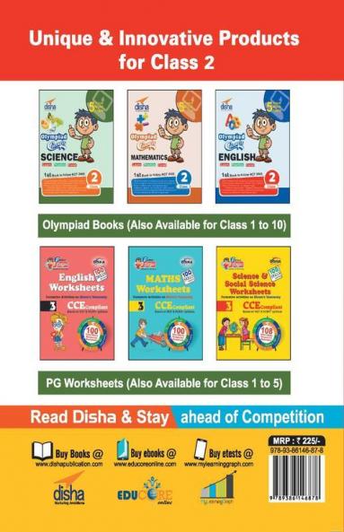 Olympiad Champs Logical Reasoning Workbook Class 2 with 5 Mock Online Olympiad Tests