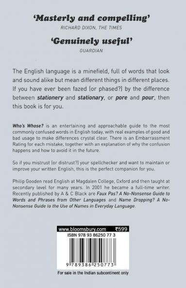 Who's Whose?: A no-nonsense guide to easily confused words