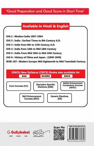 BHIE-107 Modern Europe (Mid Eighteenth to Mid Twentieth Centuries)