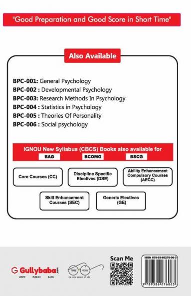 BPC-001 General Psychology