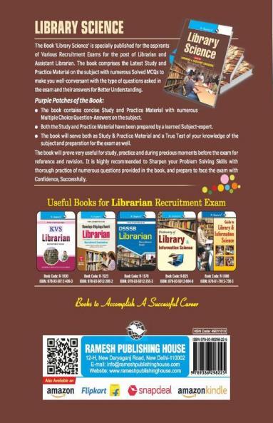 Library Science (Useful for Librarian  & Assistant Librarian Recruitment Exam)