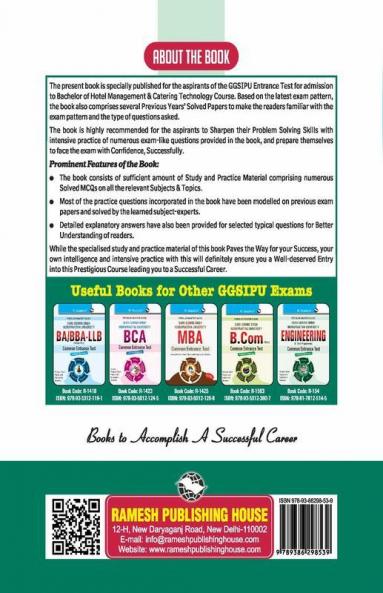 GGSIPU: Bachelor of Hotel Management and Catering Technology Entrance Test Guide