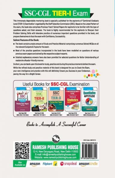 SSC : Combined Graduate Level (CGL) TIER-I Exam Guide