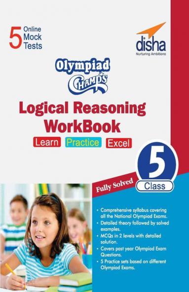 Olympiad Champs Logical Reasoning Workbook Class 5 with 5 Mock Online Olympiad Tests