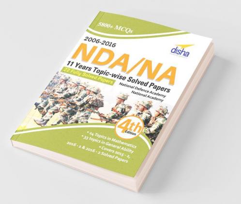 NDA/ NA 11 years Topic-wise Solved Papers (2006 - 2016) 4th Edition
