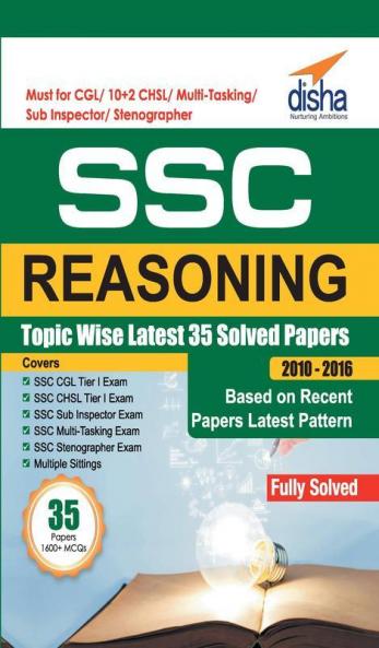 SSC Reasoning Topic-wise LATEST 35 Solved Papers (2010-2016)