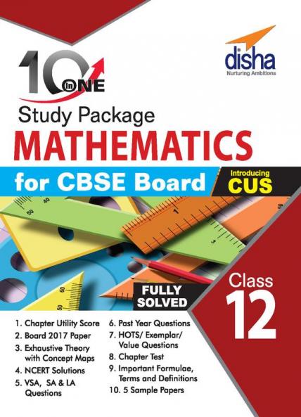10 in One Study Package for CBSE Mathematics Class 12 with 5 Model Papers