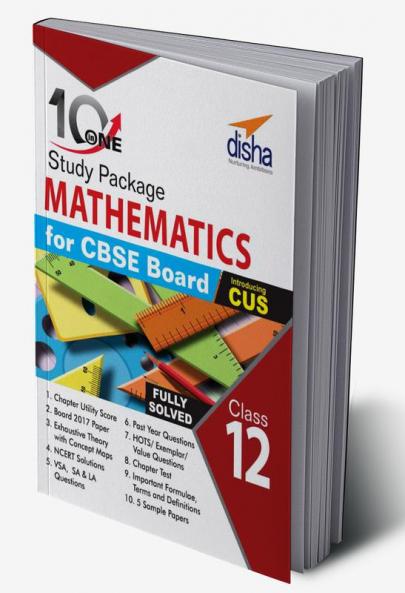 10 in One Study Package for CBSE Mathematics Class 12 with 5 Model Papers