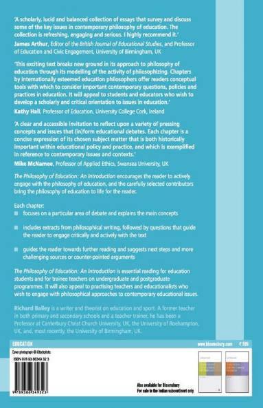 The Philosophy of Education: An Introduction