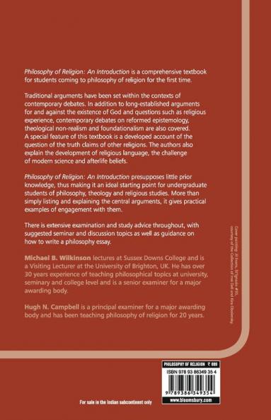 Philosophy of Religion: An Introduction