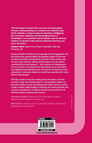 Teaching and Learning and the Curriculum: A Critical Introduction