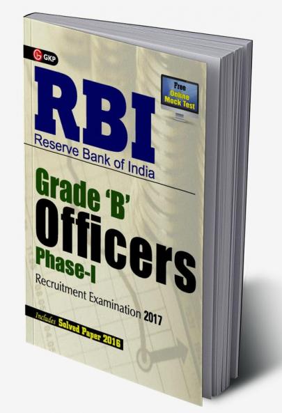 RBI Reserve Bank of India GRADE (B) Officers Phase-I Recruitment Examination 2017