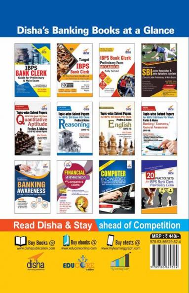 SBI & IBPS Bank Clerk 30 Past (2009-16) Solved Papers - 2nd Edition