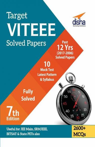 Target VITEEE - Past 12 yrs (2017-2006) Solved Papers + 10 Mock Tests - 7th Edition