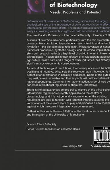 International Governance of Biotechnology: Needs Problems and Potential