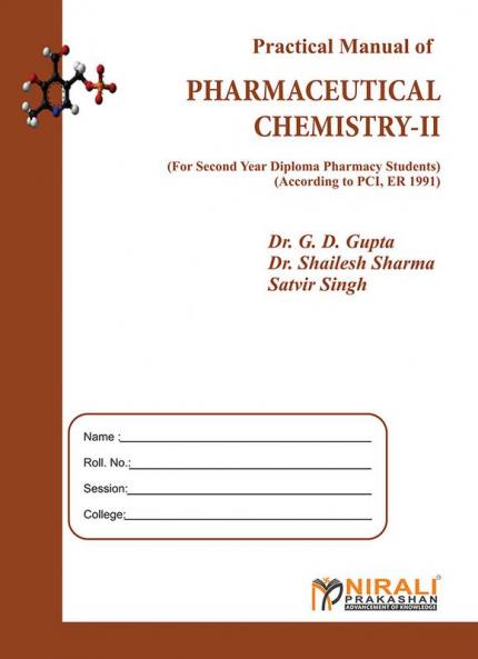 Practical Manual of Pharmaceutical Chemistry-II