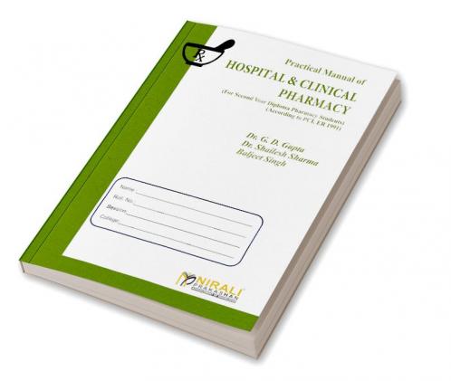 HOSPITAL AND CLINICALPHARMACY