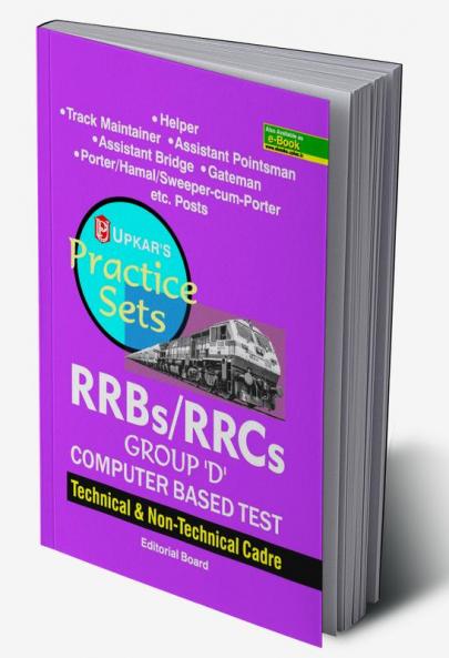Practice Sets RRBs/RRCs Group 'D' Computer Based Test
