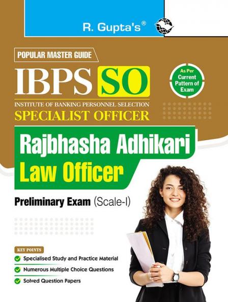 IBPS (Specialist Officer) Rajbhasha Adhikari / Law Officer (Preliminary) Exam Guide