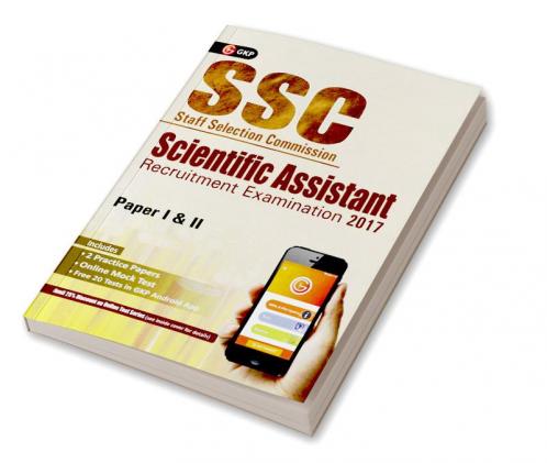 SSC Scientific Assistant Recruitment Examination 2017 (Paper I & II)