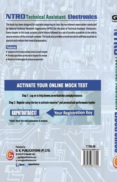 NTRO National Technical Reasearch Organisation Technical Assistant Electronics Recruitment Examination 2017