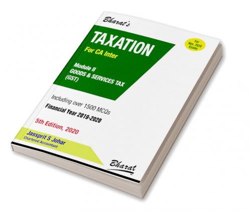 Taxation (Module II: GST) (for F.Y. 2019-2020)