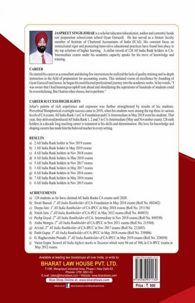 TAXATION (Module-I: INCOME TAX)