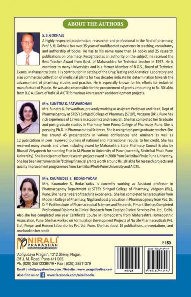 Analytical Pharmacognosy and Extraction Technology_F