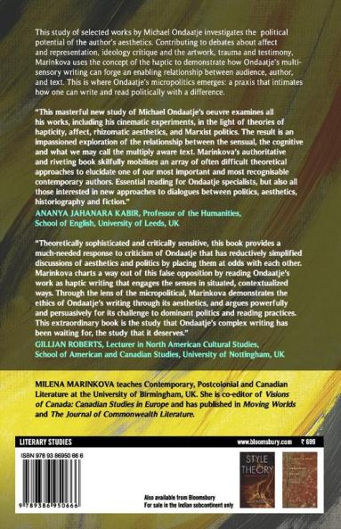 Michael Ondaatje: Haptic Aesthetics and Micropolitical Writing