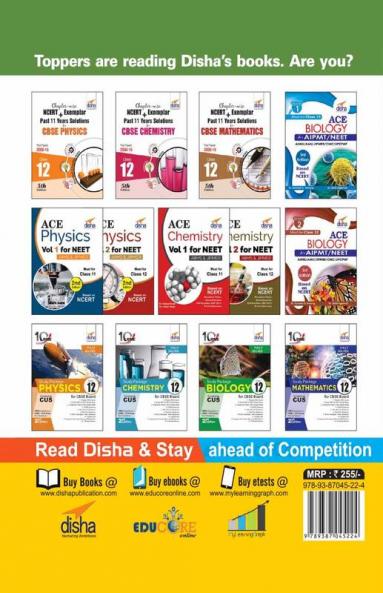 Chapter-wise NCERT + Exemplar + Past 11 Years Solutions for CBSE Class 12 Biology 5th Edition