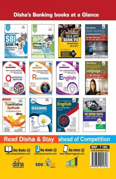 Topic-wise Solved Papers for IBPS/ SBI Bank PO/ Clerk Prelim & Mains (2010-18) Banking/ Economy/ General Awareness 2nd Edition