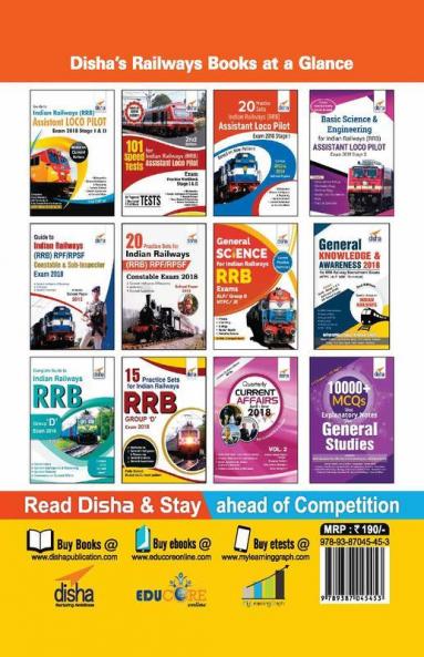 20 Practice Sets for Indian Railways (RRB) RPF/ RPSF Sub-Inspector Exam 2018 Stage I