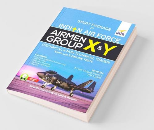 Study Package for Indian Air Force Airmen Group X & Y (Technical & Non Technical Trades) Exam with 3 Online Sets