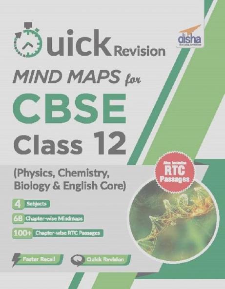 Quick Revision MINDMAPS for CBSE Class 12 Physics Chemistry Biology & English Core
