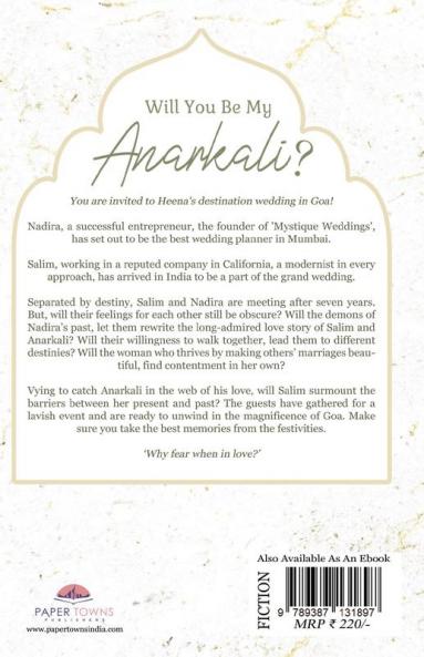 Will You Be My Anarkali?