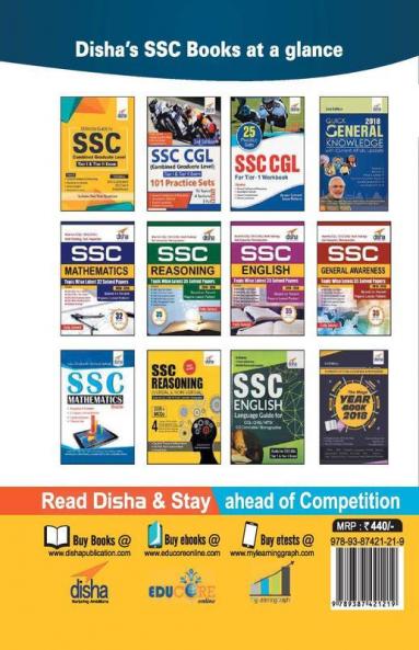 24 Solved Papers (2010-17) for SSC CGL Tier I Exam 2nd Edition