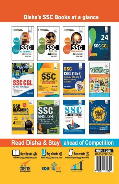 SSC General Awareness Topic-wise LATEST 43 Solved Papers (2010-2017) - 2nd Edition