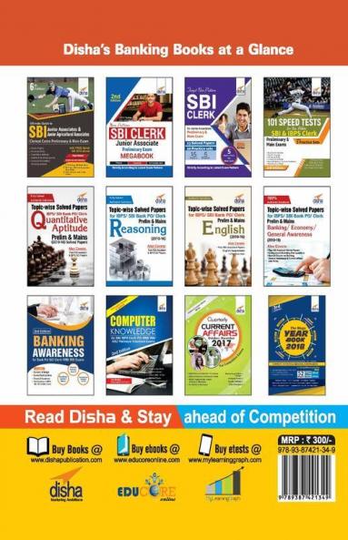 25 Practice Sets for New Pattern SBI Clerk Junior Associate Preliminary Exam 2nd Edition