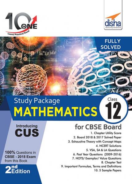 10 in One Study Package for CBSE Mathematics Class 12 with 5 Model Papers 2nd Edition