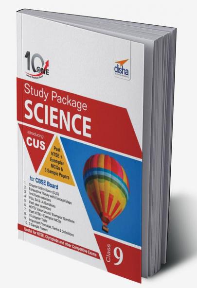 10 in One Study Package for CBSE Science Class 9 with 3 Sample Papers