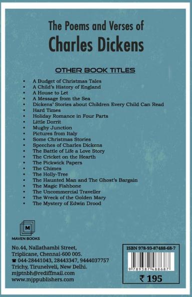 The Poems and Verses of Charles Dickens