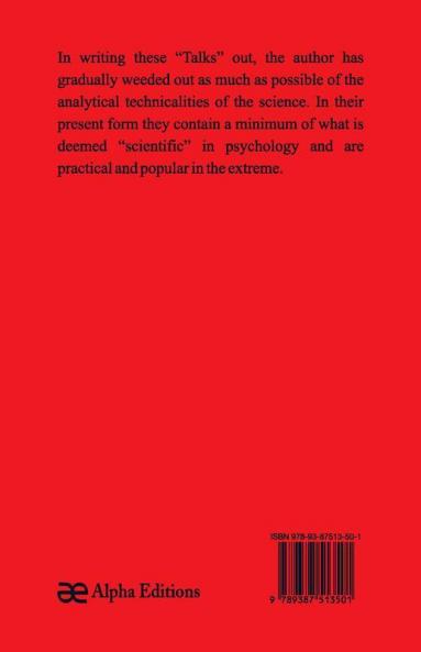 Talks To Teachers On Psychology