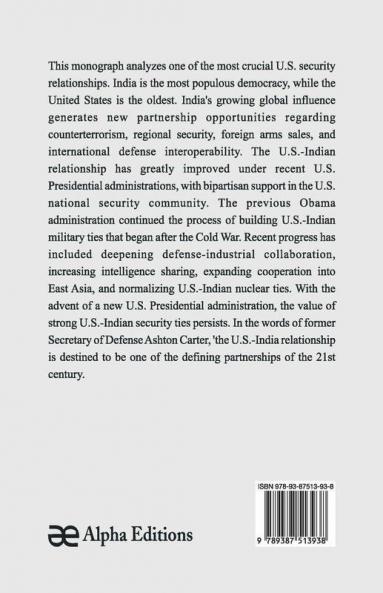 Promoting U.S.-Indian Defense Cooperation: Opportunities And Obstacles
