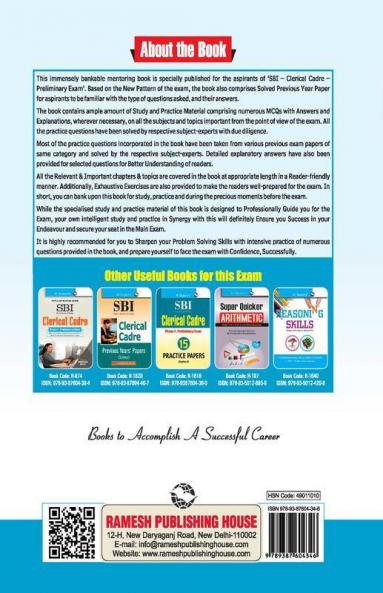 SBI: Clerical Cadre – Junior Associates (Phase-I Preliminary Exam) Guide