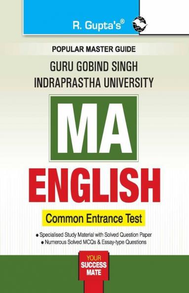 GGSIPU: MA English (CET) Entrance Test Guide