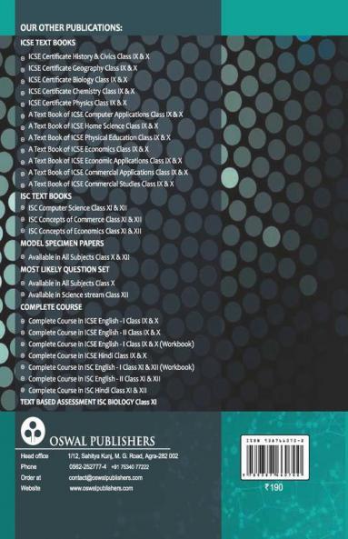Certificate Chemistry ICSE Class 9