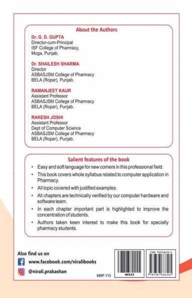 Computer Application In Pharmacy